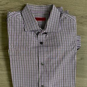 Men’s Hugo Boss checkered shirt